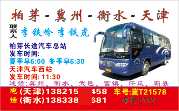 柏芽到天津名片正面